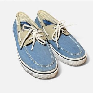 Sperry Men’s Blue & Tan Top Sider Boat Shoes